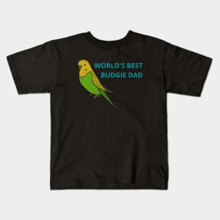 Parakeet (budgie) owners and dads Kids T-Shirt